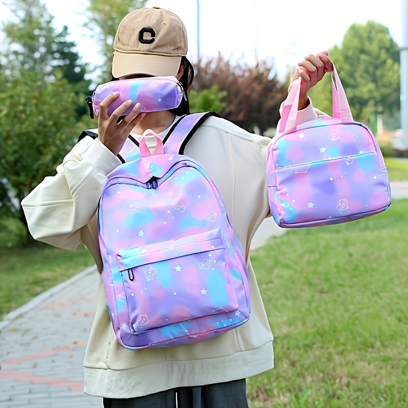 Rainbow Backpack and Lunchbox Set