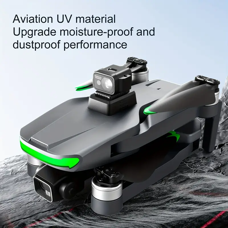 foldable drone, s155 foldable drone with intelligent follow mode track flight equipped with led night navigation lights perfect for beginners mens gifts and teenager stuf halloween thanksgiving gifts details 15