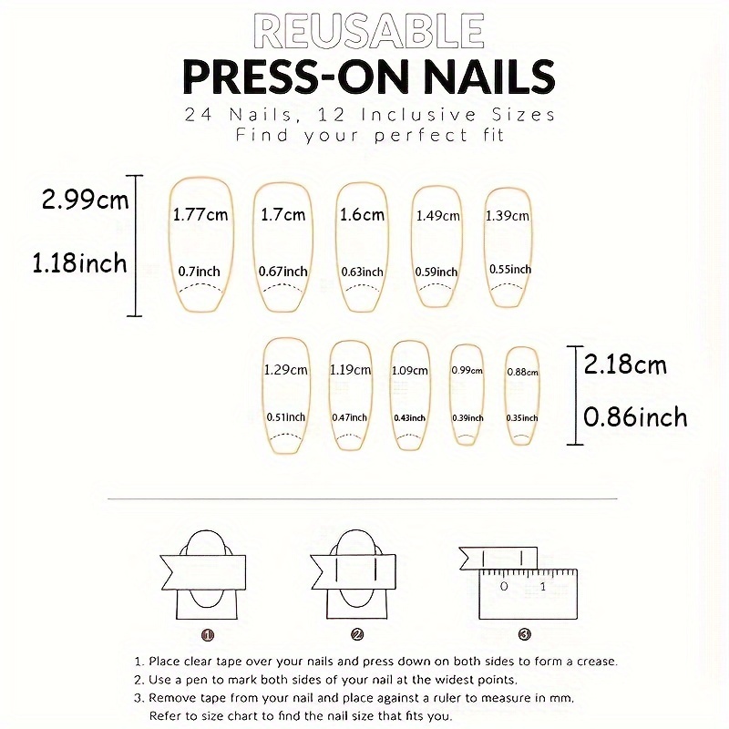 Long Square Shape Press On Nails Fake Nail With Butterfly - Temu