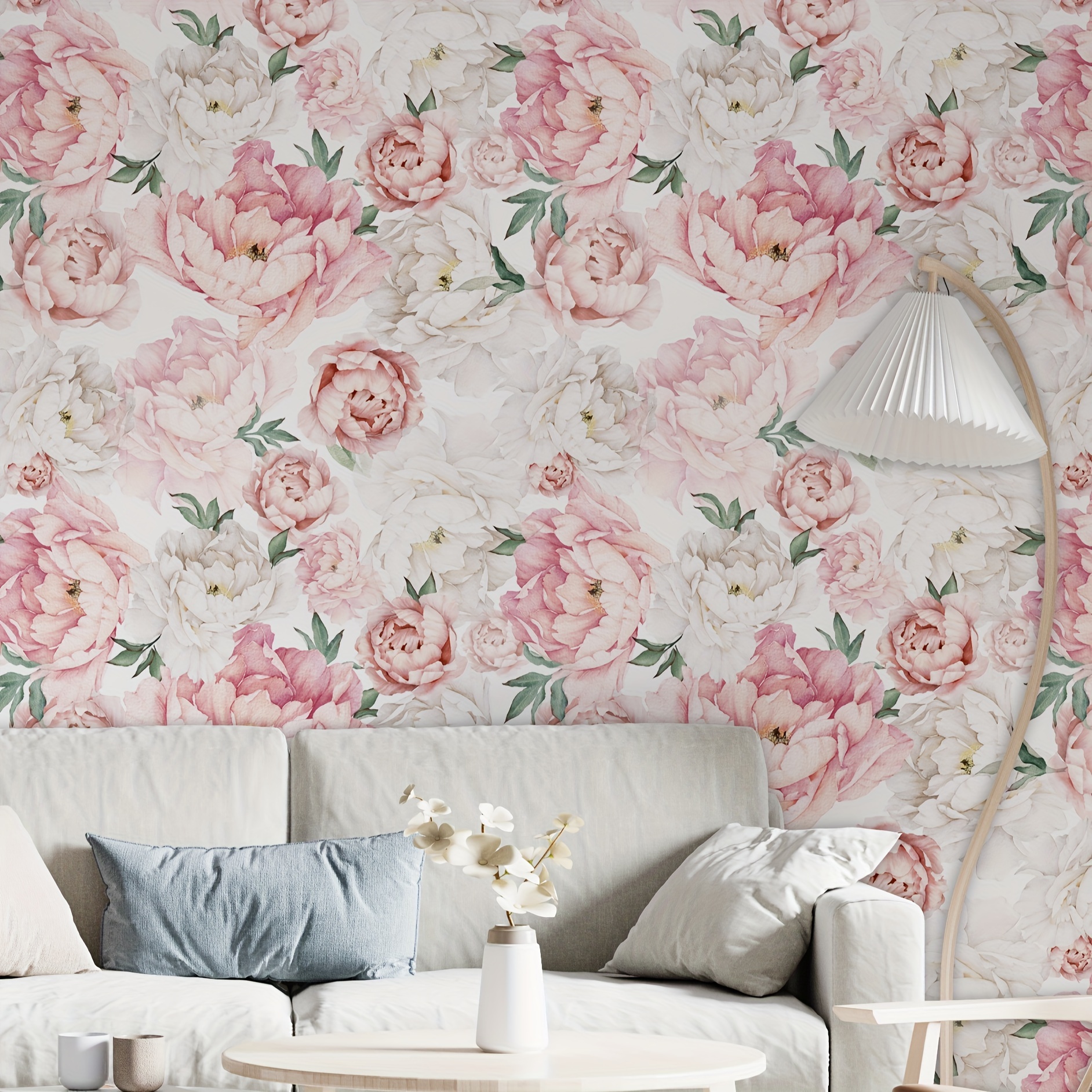 Flores rosa - Vinilo decorativo para muebles