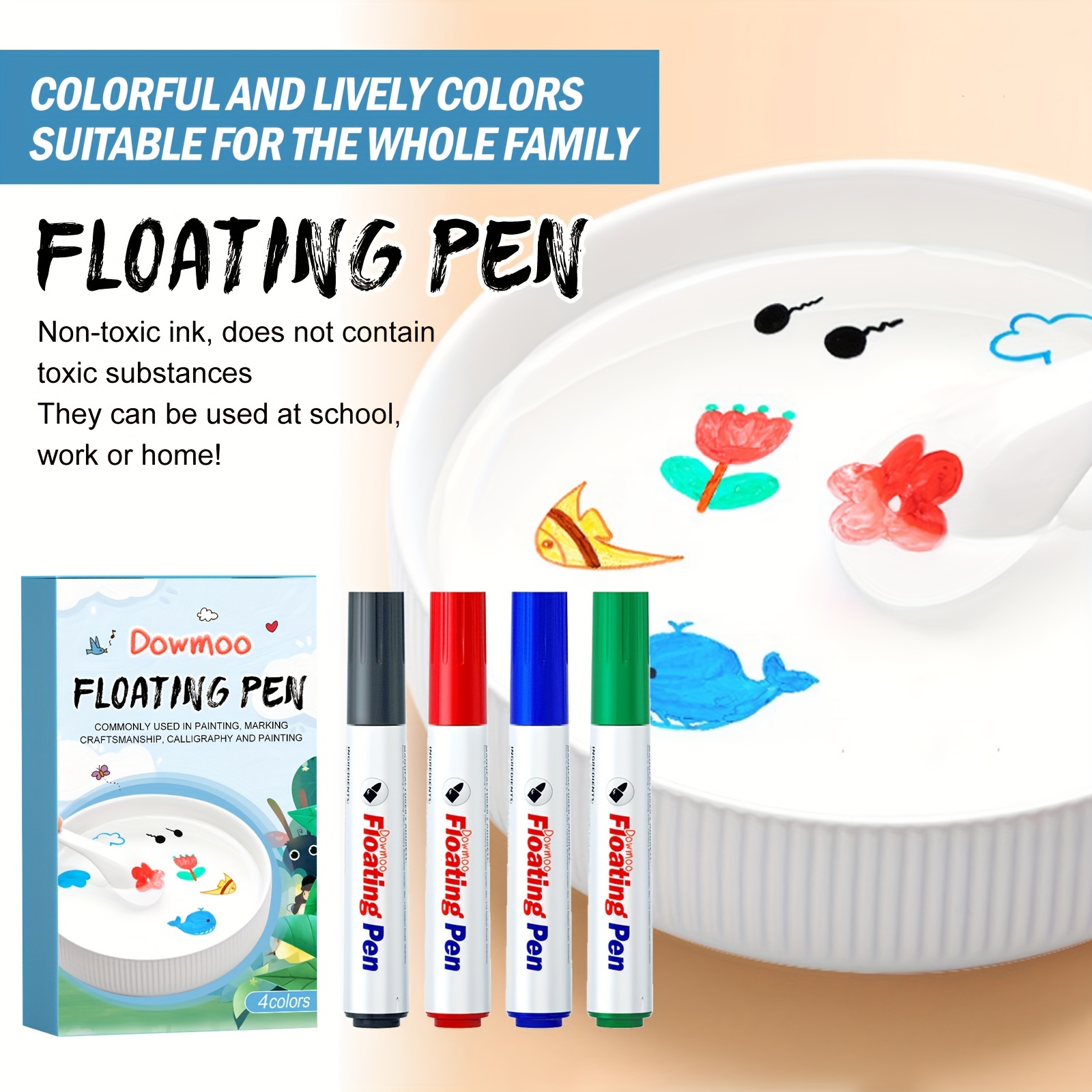 12 Colors 8 Colors Magical Water Painting Pen Whiteboard Markers Floating  Ink Pen Doodle Water Pens Toy Art Supplies - AliExpress