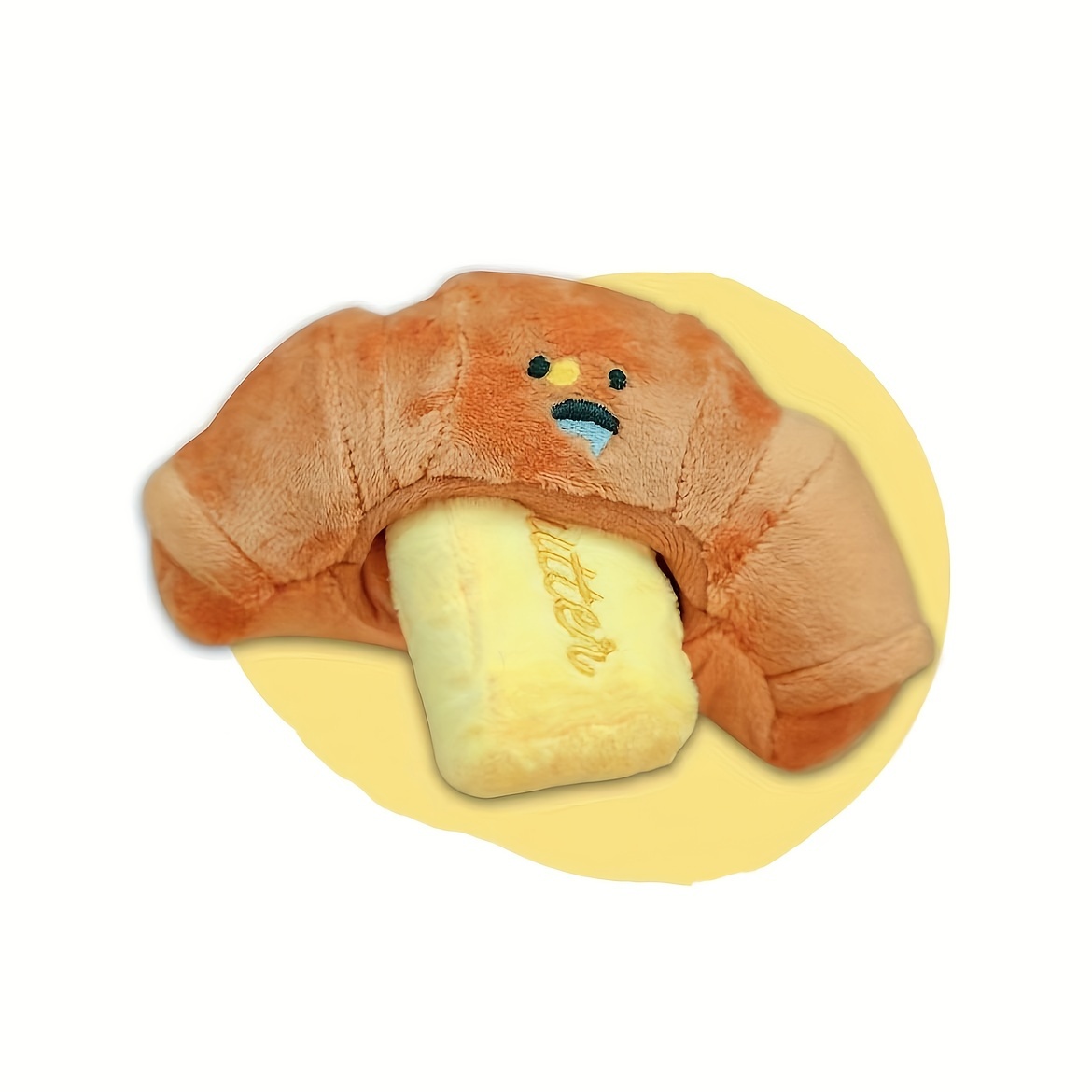 French Croissant Dog Toy