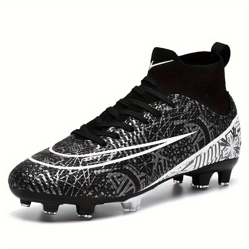 Men's Trendy High Top Fg Football Boots Professional Outdoor