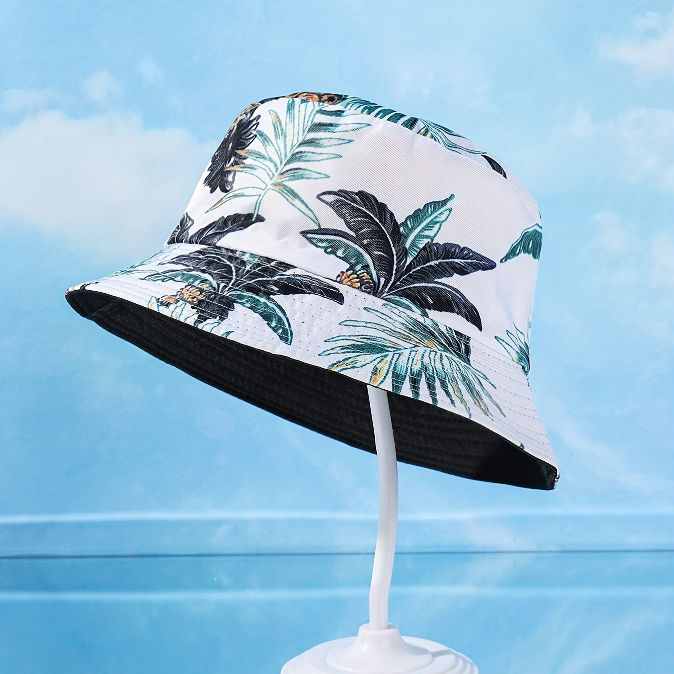 Tie Dye Men's Outdoors Fish Summer Fashion Beach Adjustable Washable Cotton  Sun Hat Sunshade Hat Bucket Hat