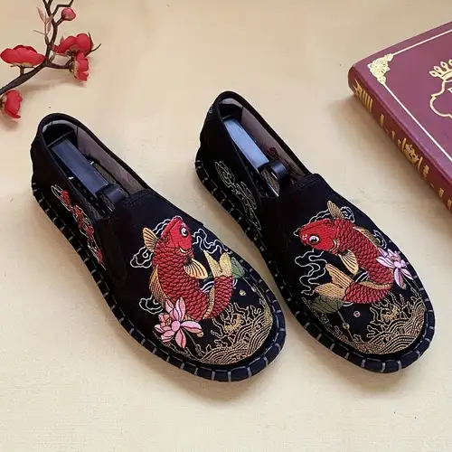 Chaussures Traditionnelles Chinoises Pékin Chaussures Kung - Temu Belgium