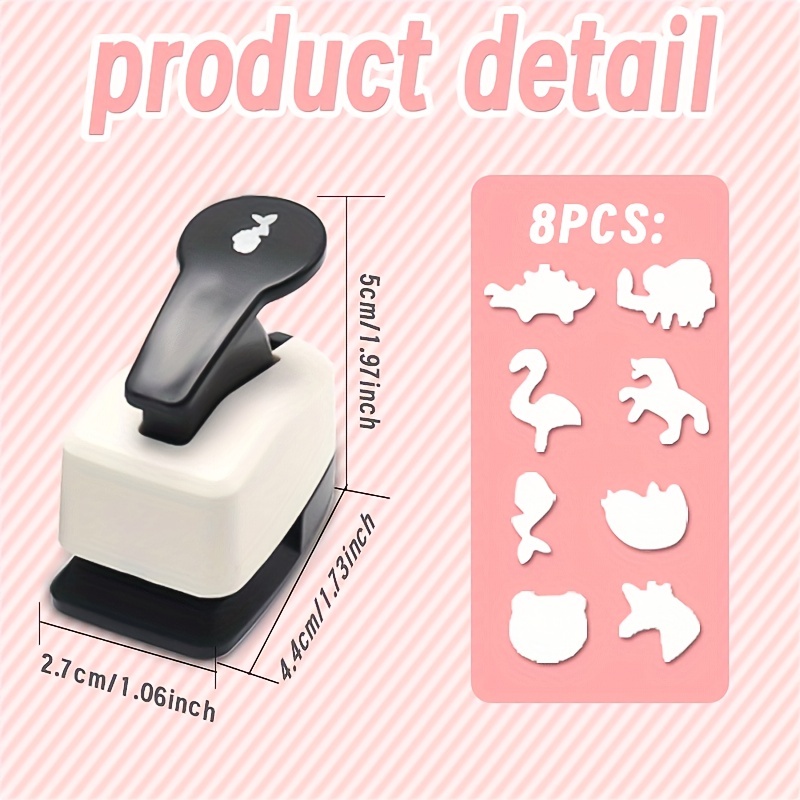 Paper Craft Punches-Hole Puncher Single,Hole Punch Shapes, Hole Puncher for  Crafts,10 Small Hole Punch,Paper Puncher 