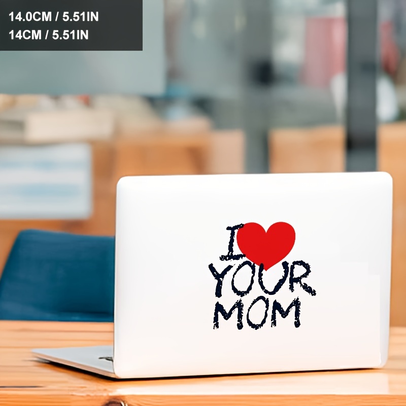 Love Mom Milf Heart Mom Car Sticker Laptop Bottle Truck - Temu