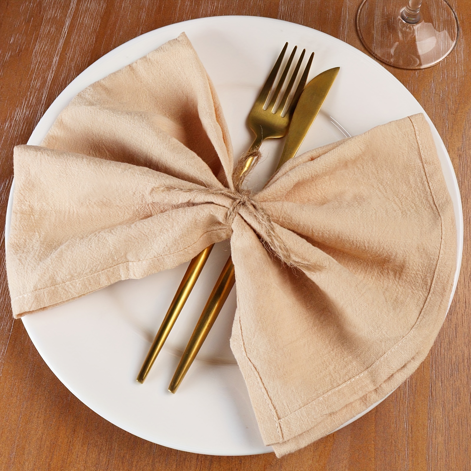Washable And Reusable Cloth Napkins For Hotel, Restaurant, Weddings, And  Parties - Table Dinner Napkins For Elegant Dining Experience - Temu