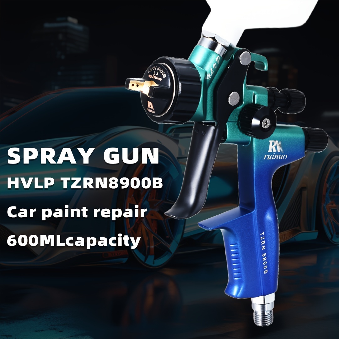 LVLP Paint Spraying Gun Pneumatic 600ml Paint Sprayer Automotive Air Paint  Sprayer Gun for Car Primer Furniture Surface Spraying