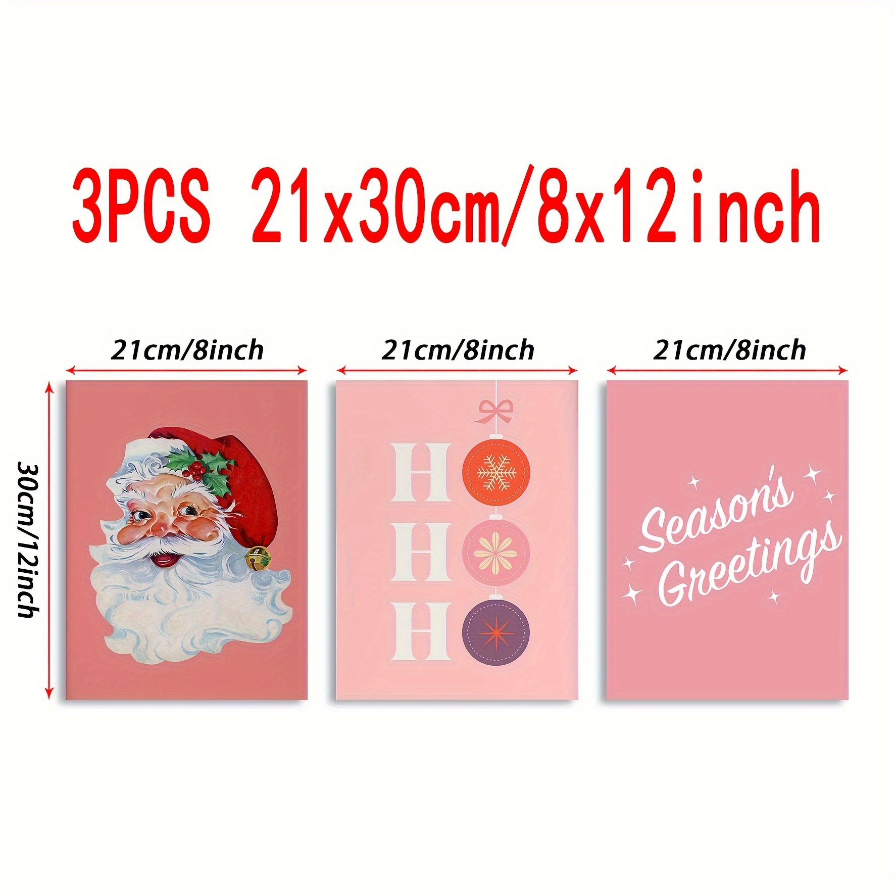 Preppy Christmas Canvas Print Posters Fashionable - Temu