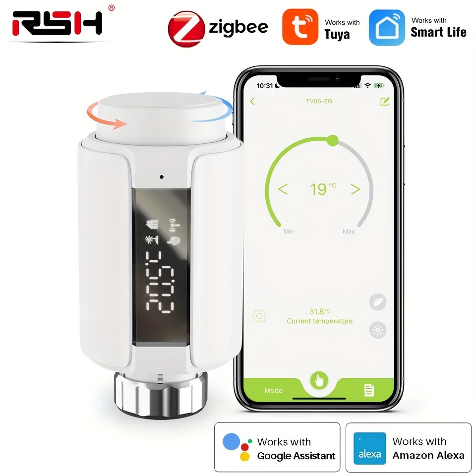 Matter WiFi Smart Water/Gas Valve Smart Automation Homekit Remote Control  Timing Work with Alexa Google