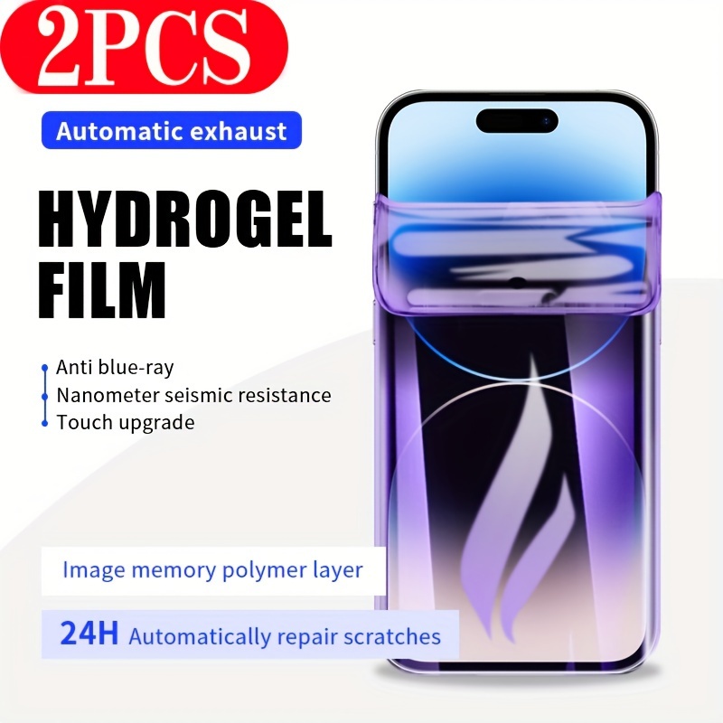 Anti Blue Light Hydrogel Film For Iphone 15/15 Pro/15 - Temu