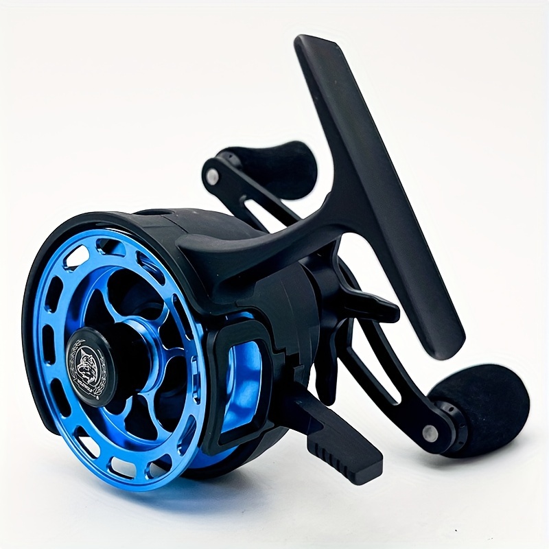 Blue Ice Fishing Reel Left Hand Fishing Reel Fishing - Temu United