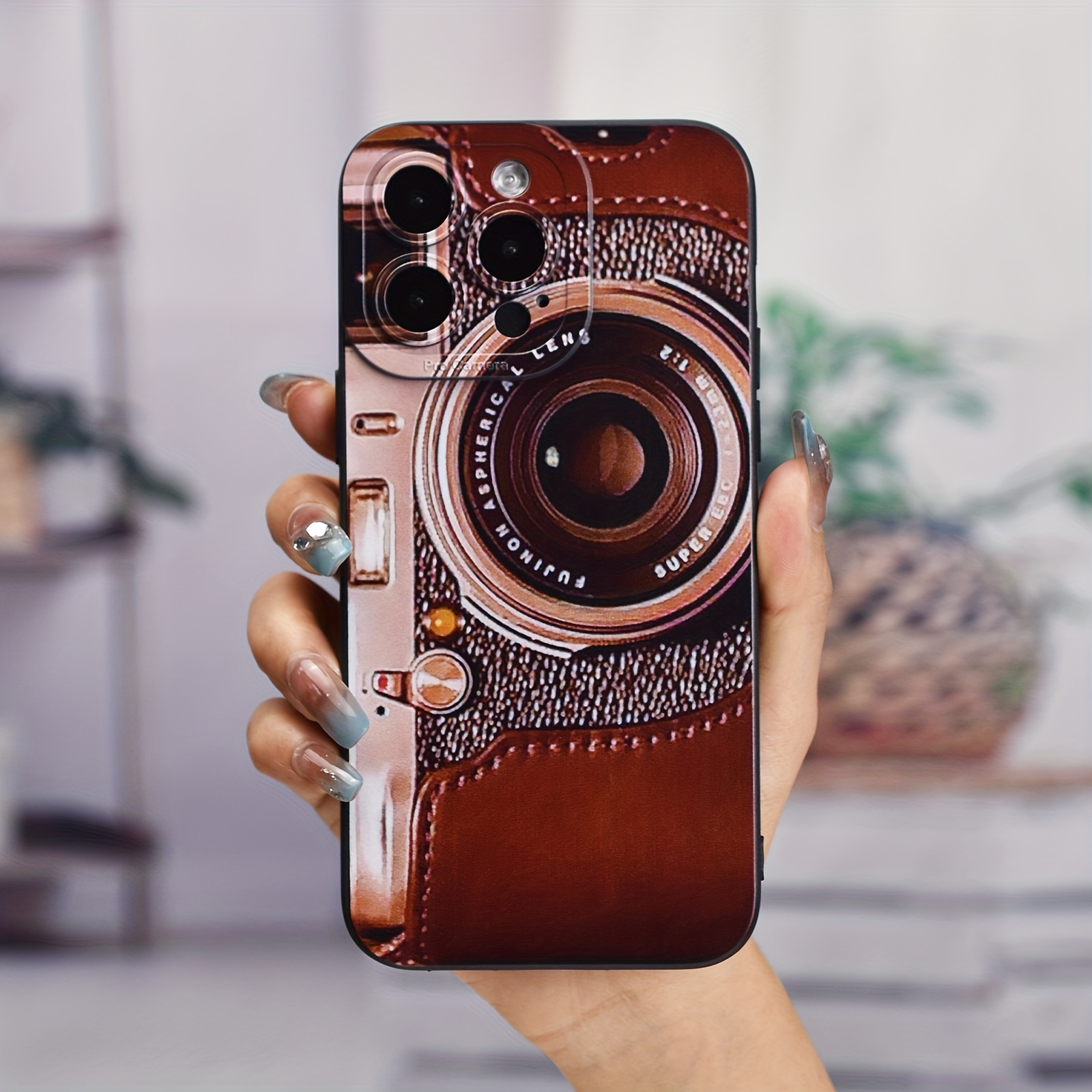 Funda para cámara de fotos iPhone 11 Pro, estilo vintage.