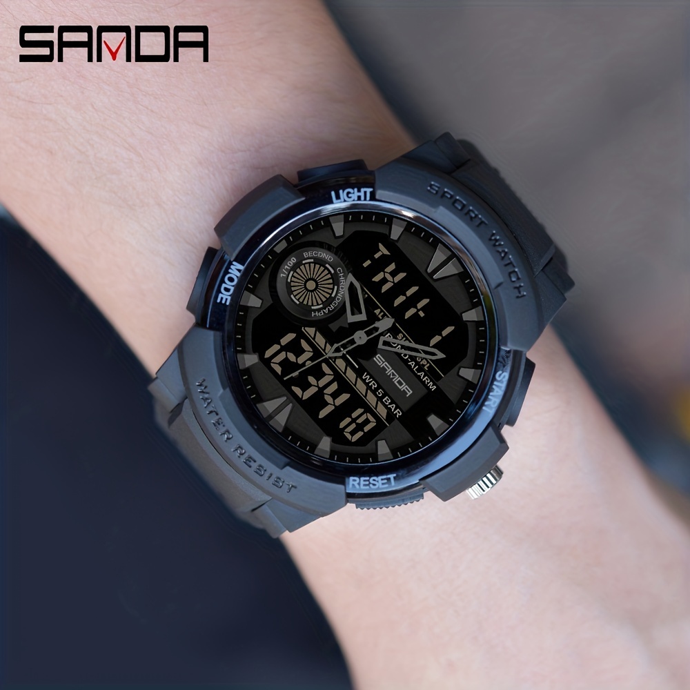 RELOJ DIGITAL TACTICO SUMERGIBLE DE USO RUDO PARA HOMBRE , RELOJ SPORT  DIGITAL PARA CABALLERO, Moda de Mujer