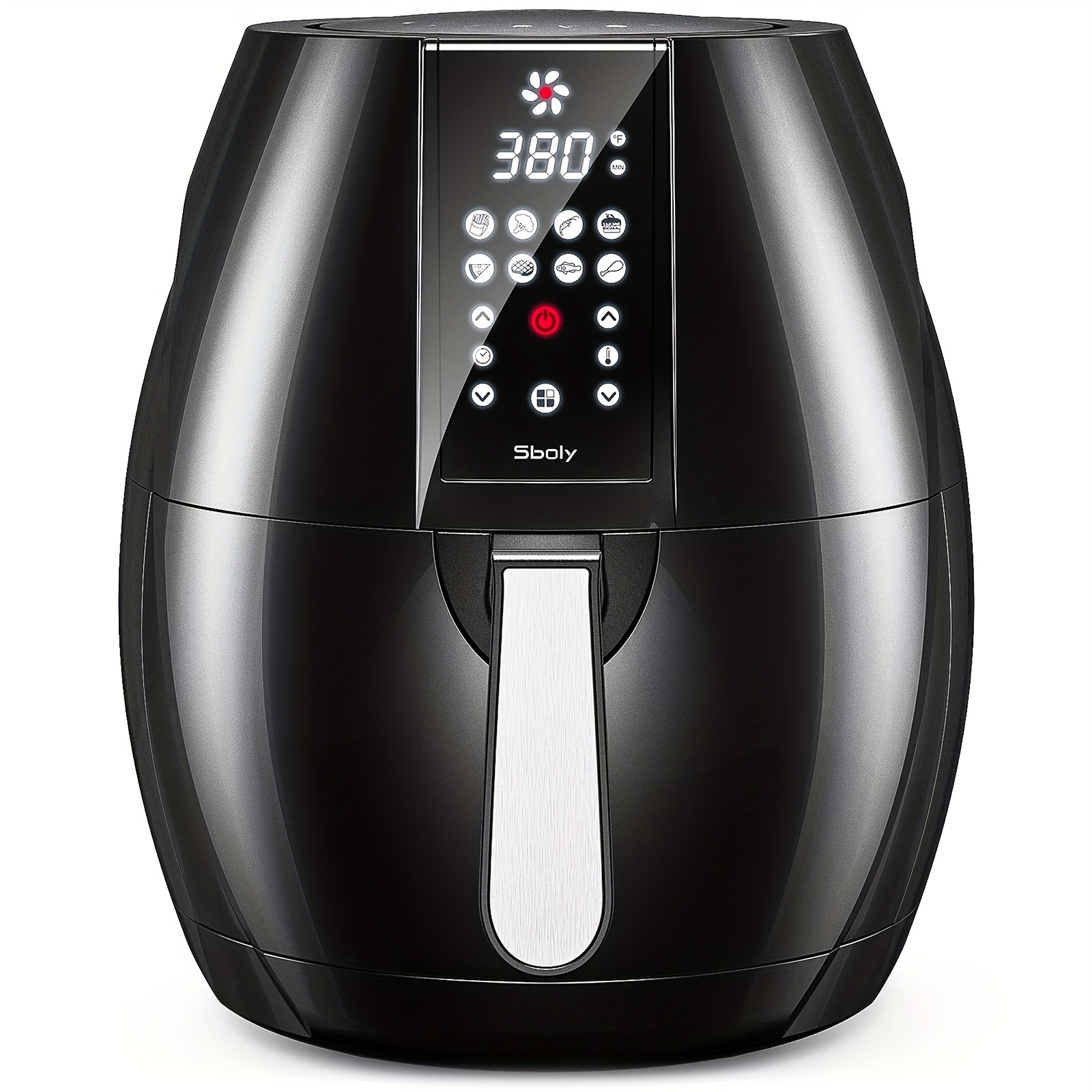 Air Fryer Large Capacity Lcd Digital Touch Screen Water - Temu