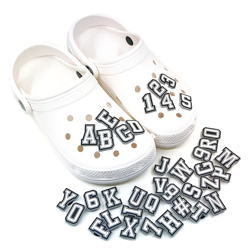 Shoe Charms - Letter and Jewels