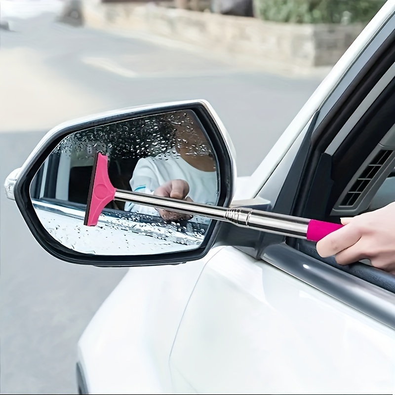 1 Stück Auto rückspiegelwischer Einziehbarer Autoglas rakel - Temu