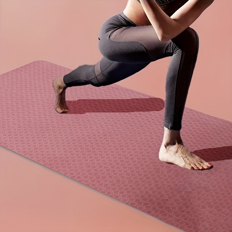 Tear Resistant Tpe Yoga Mat Non slip Double Sided Fitness - Temu