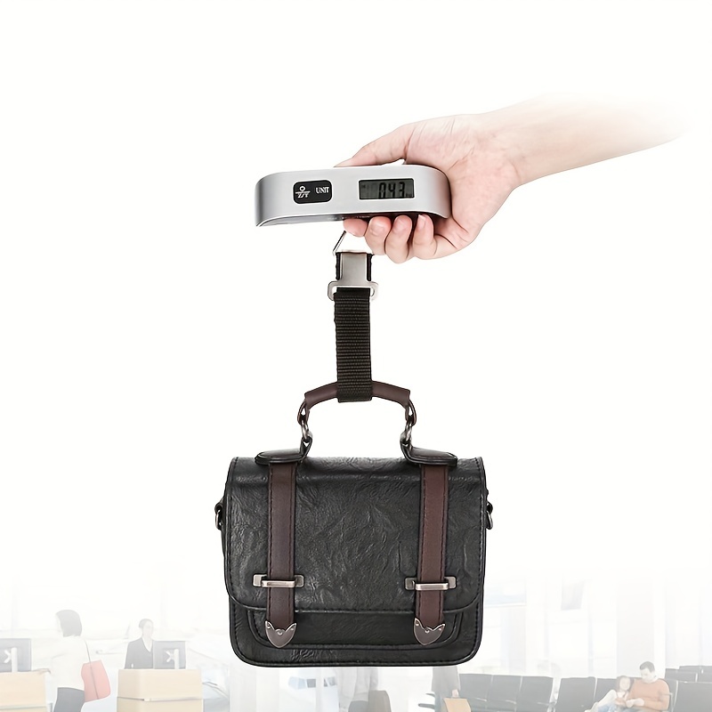 1pc 50kg Luggage Scale, Portable Digital Display Electronic Scale - Bags &  Luggage - Temu