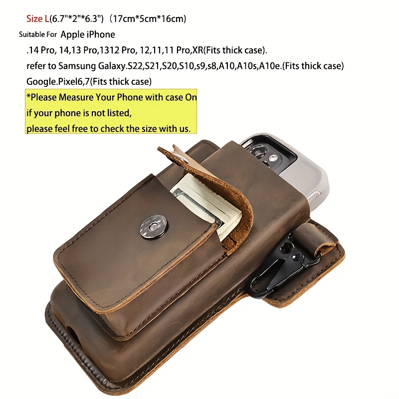 simple étui à téléphone en cuir téléphone travail Temu Switzerland