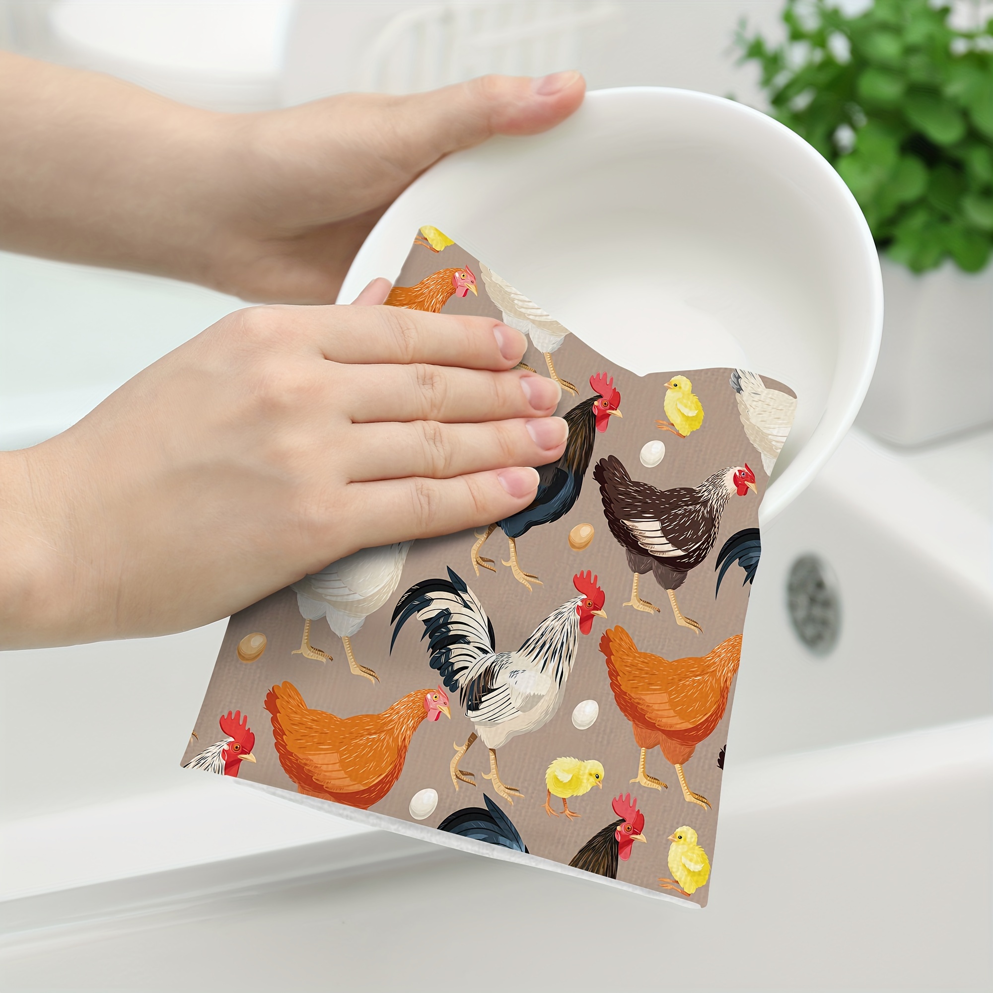 Hand Towels, Cute Cat Pattern Kitchen Towels, Soft Absorbent Dishcloth, Tea  Towels For Bathroom Kitchen, Kitchen Supplies, Room Decor - Temu