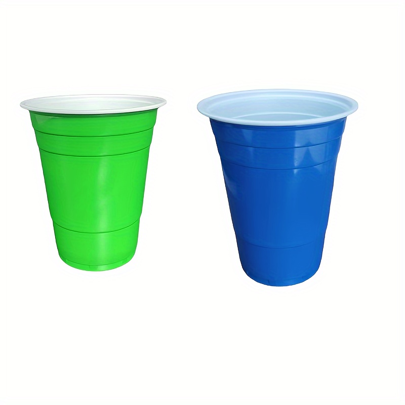 Disposable Plastic Cups For Everyday Use  Sturdy Plastic Party Cups For  All Occasions, 16 Ounce Cups (50 Count), Available In Three Color, Party  Supplies - Temu