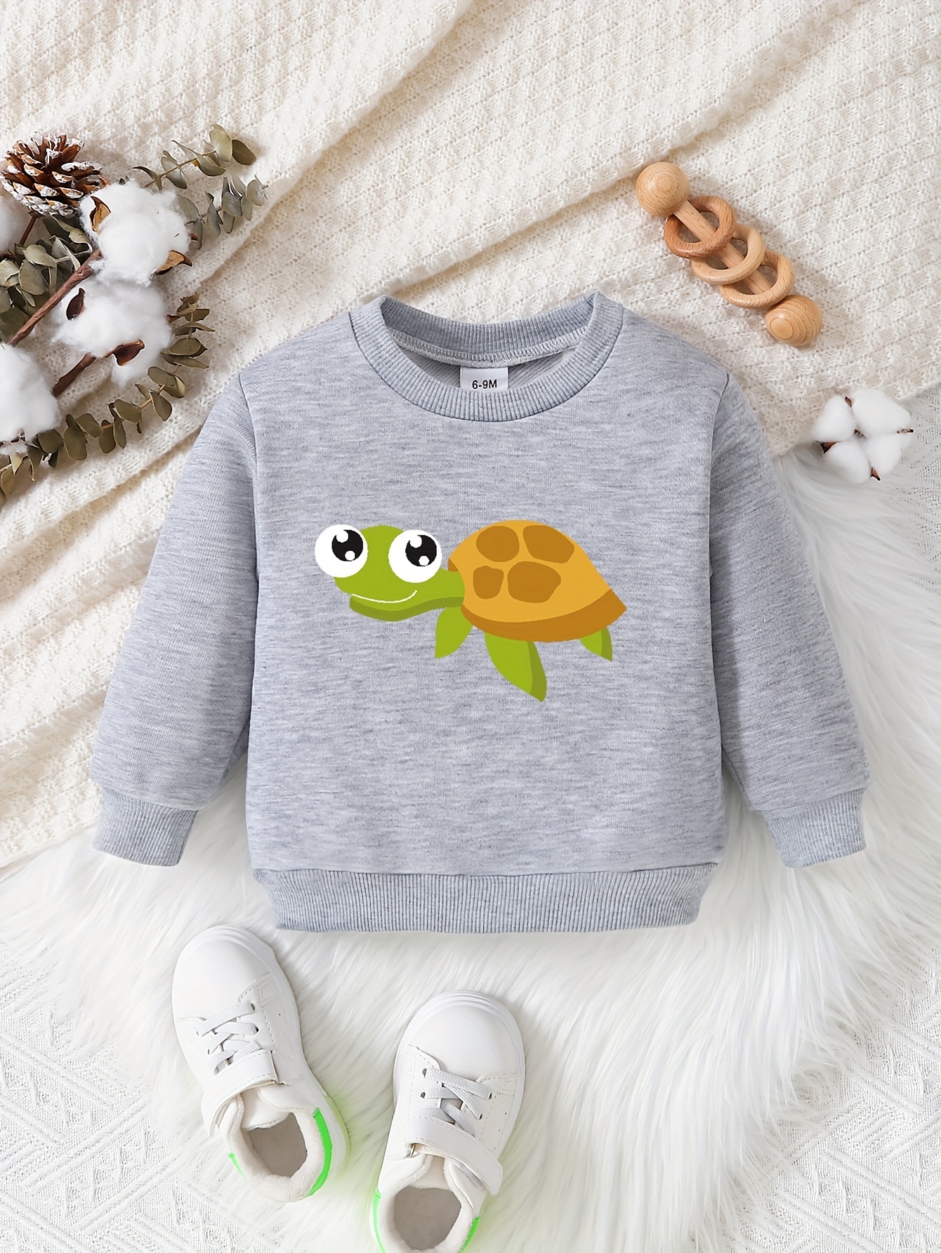 Baby Kids Sweater Long Sleeve Cute Cartoon Fox Jacquard Knit - Temu Canada