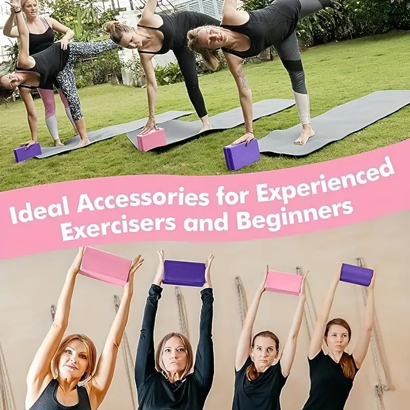 Yoga Block Yoga Belt Combo Suitable Beginners Experience - Temu