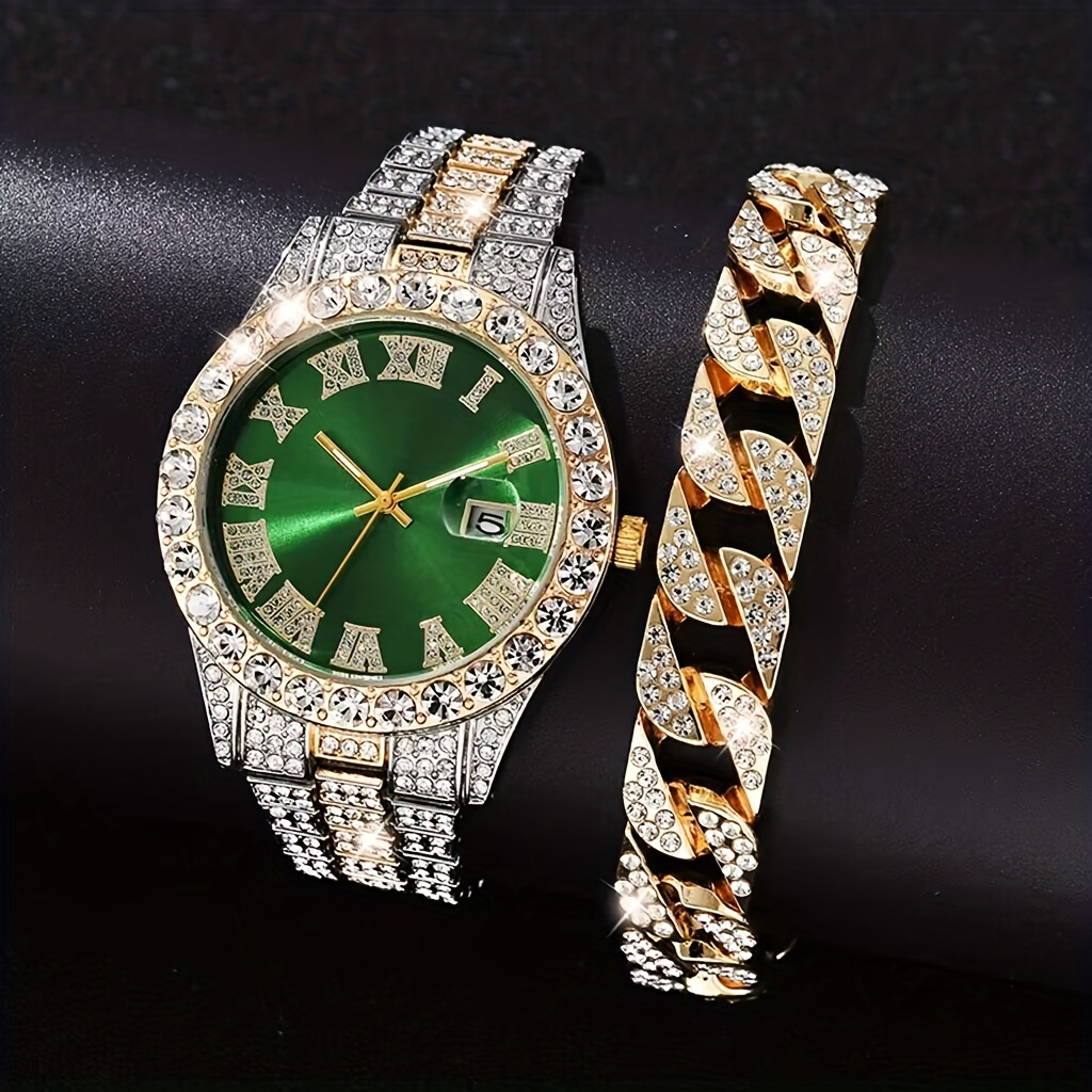 Bracelet / Men's Calendar Quartz Luminous Watch Bracelets - Temu