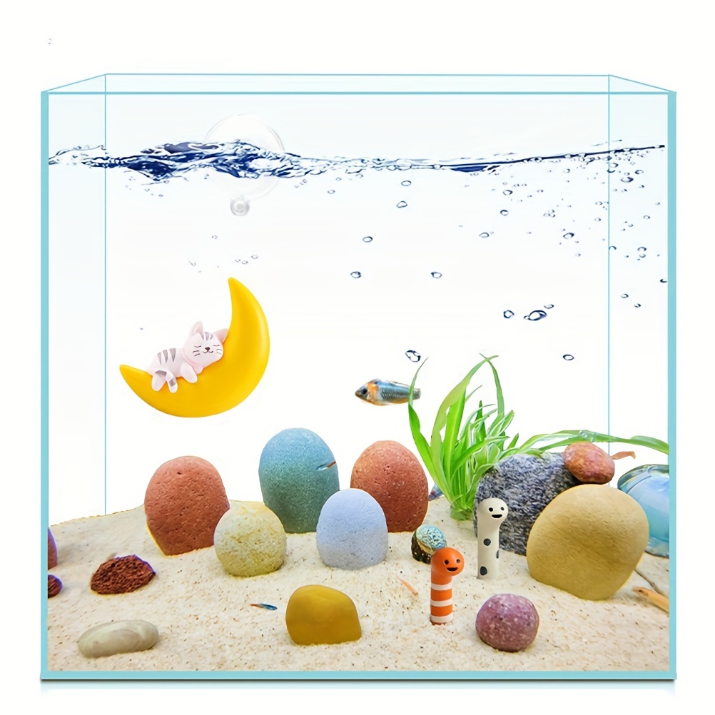 2pcs Cute Little Diver Aquarium Decoration Fish Tank Accessories