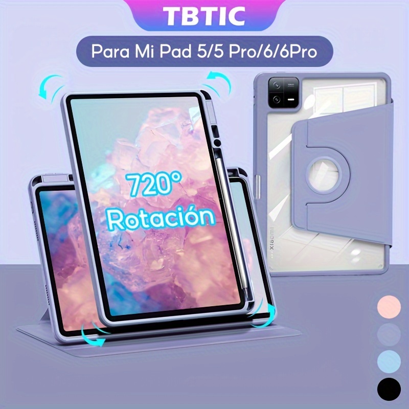 Funda Giratoria Con Teclado Para Xiaomi Pad 6 Pro 11 Mi Pad - Temu Mexico