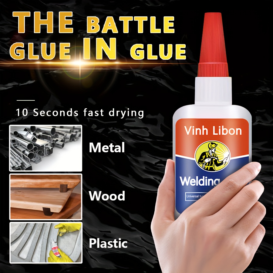 A Piece Of Super Strong Welding Glue Multi purpose Adhesive - Temu