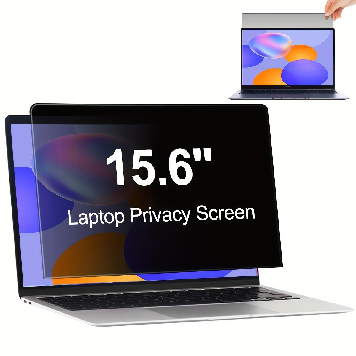 

15.6" Anti-blue Light Privacy Screen Protector For Laptops - Fits Lenovo, , Dell, Asus & More - 16:9 Aspect Ratio, Eye Protection Film Laptop Screen Protector