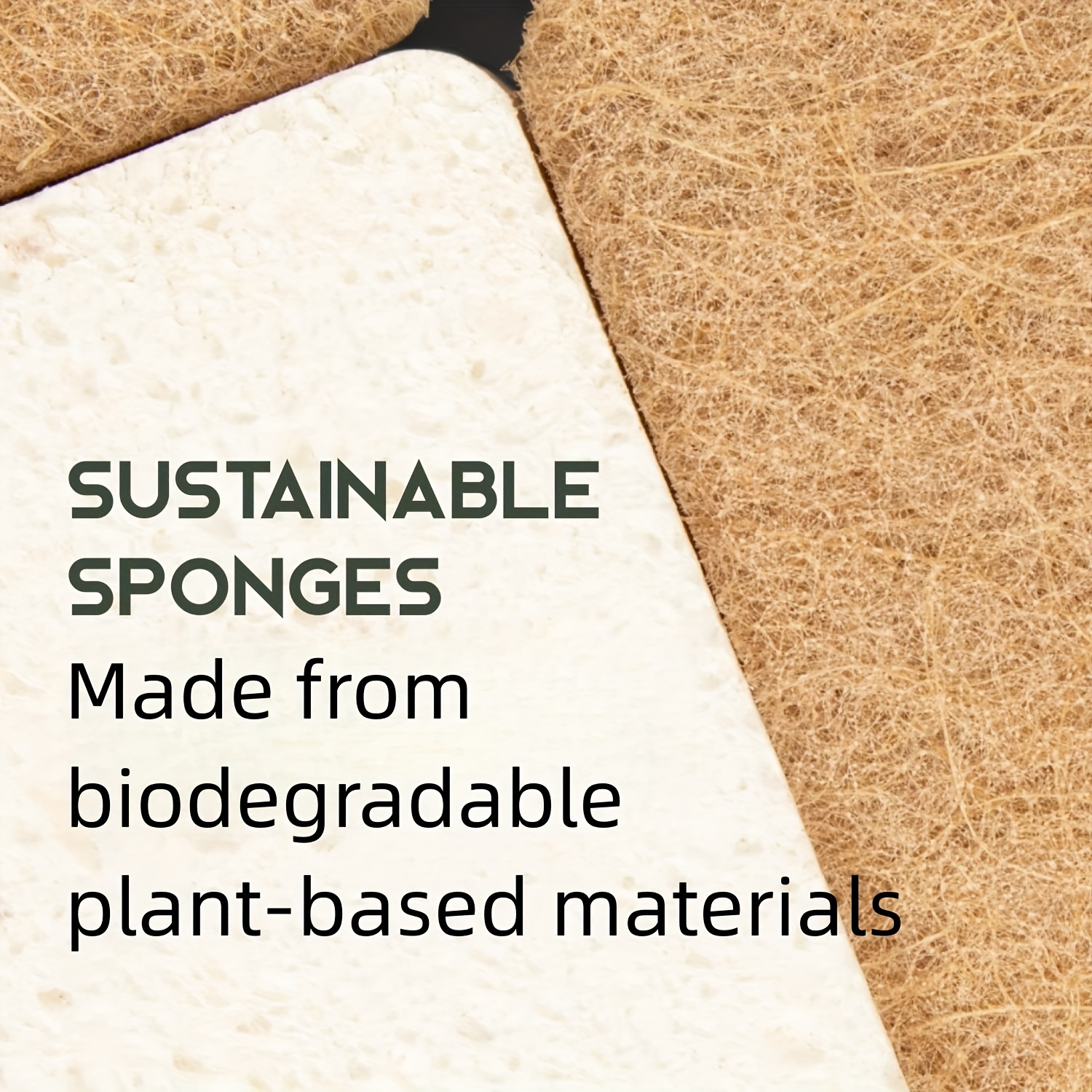 Natural Sponges Kitchen Sponge For Sustainable Living - Temu