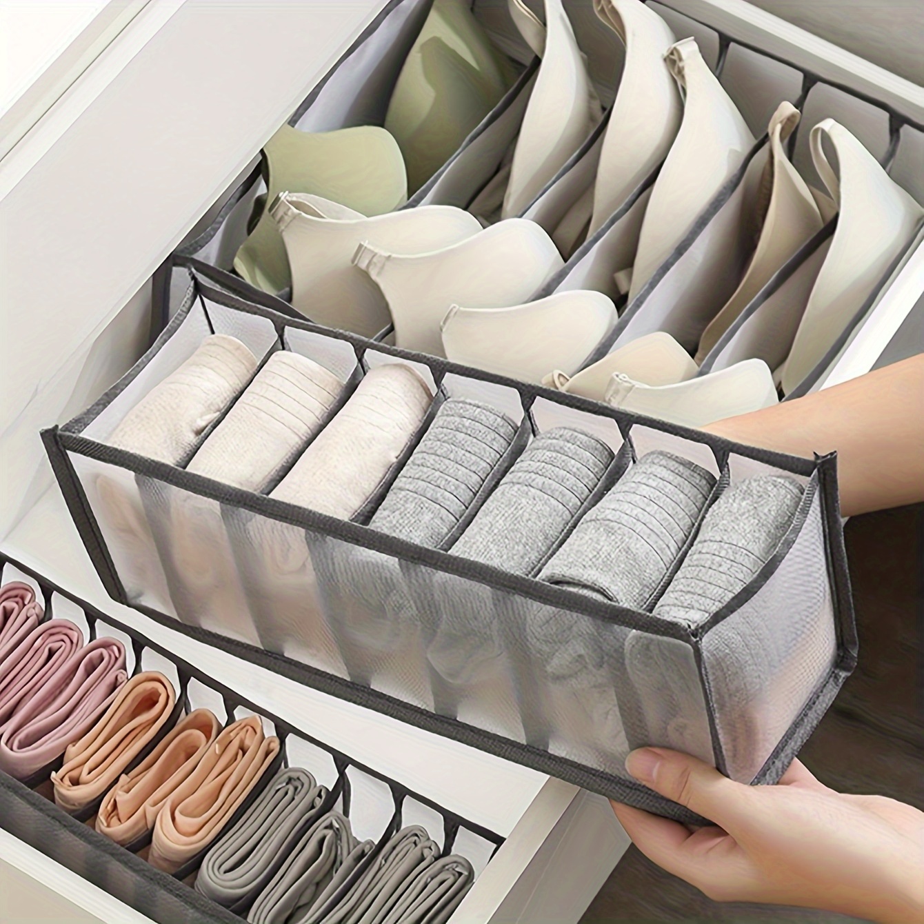 Storage & Organization | 3-piece Drawer Underwear Organizer Bra, Socks