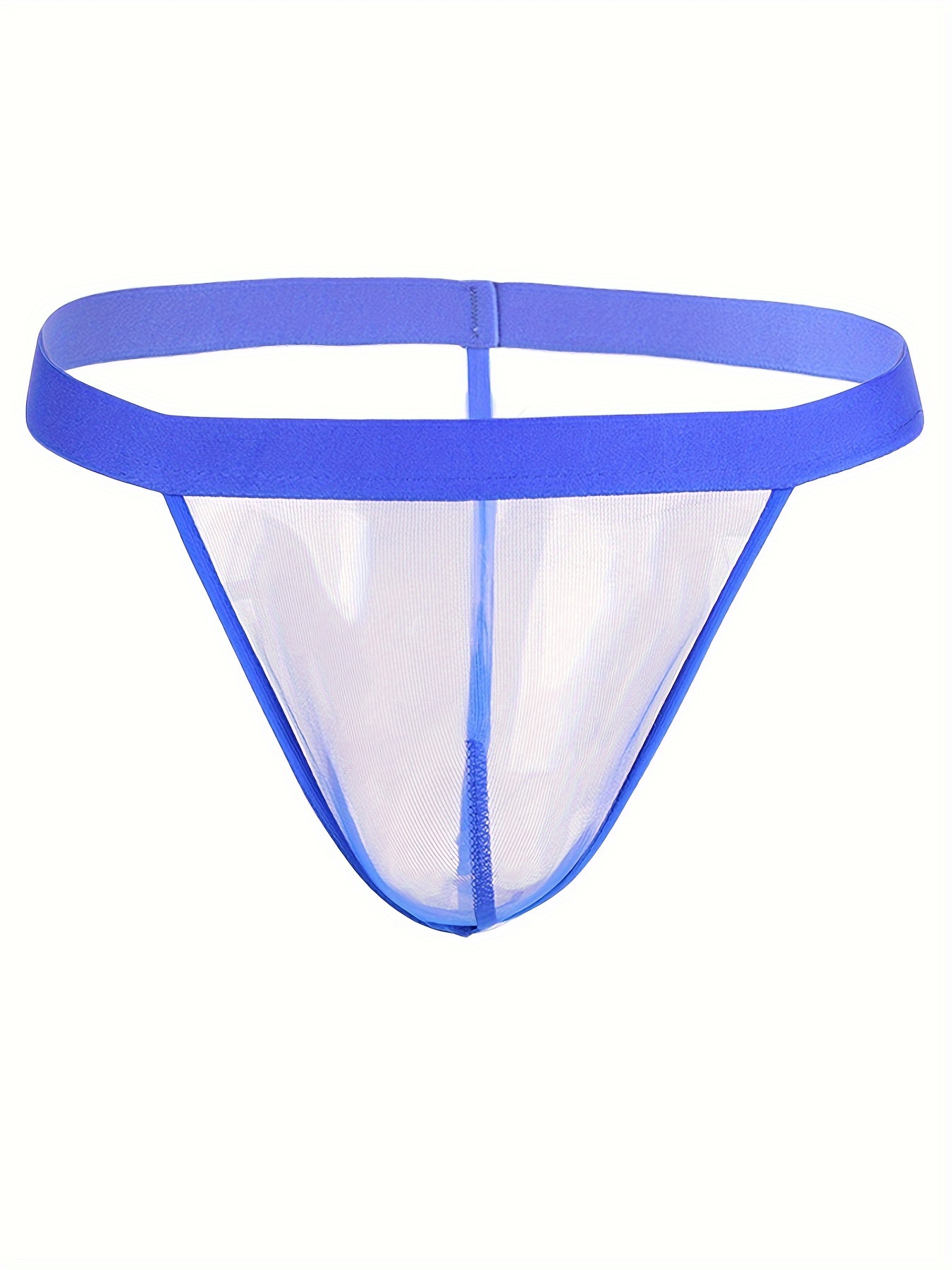 Men's See-through Thong G-string Underwear. Men's T-back Thong G