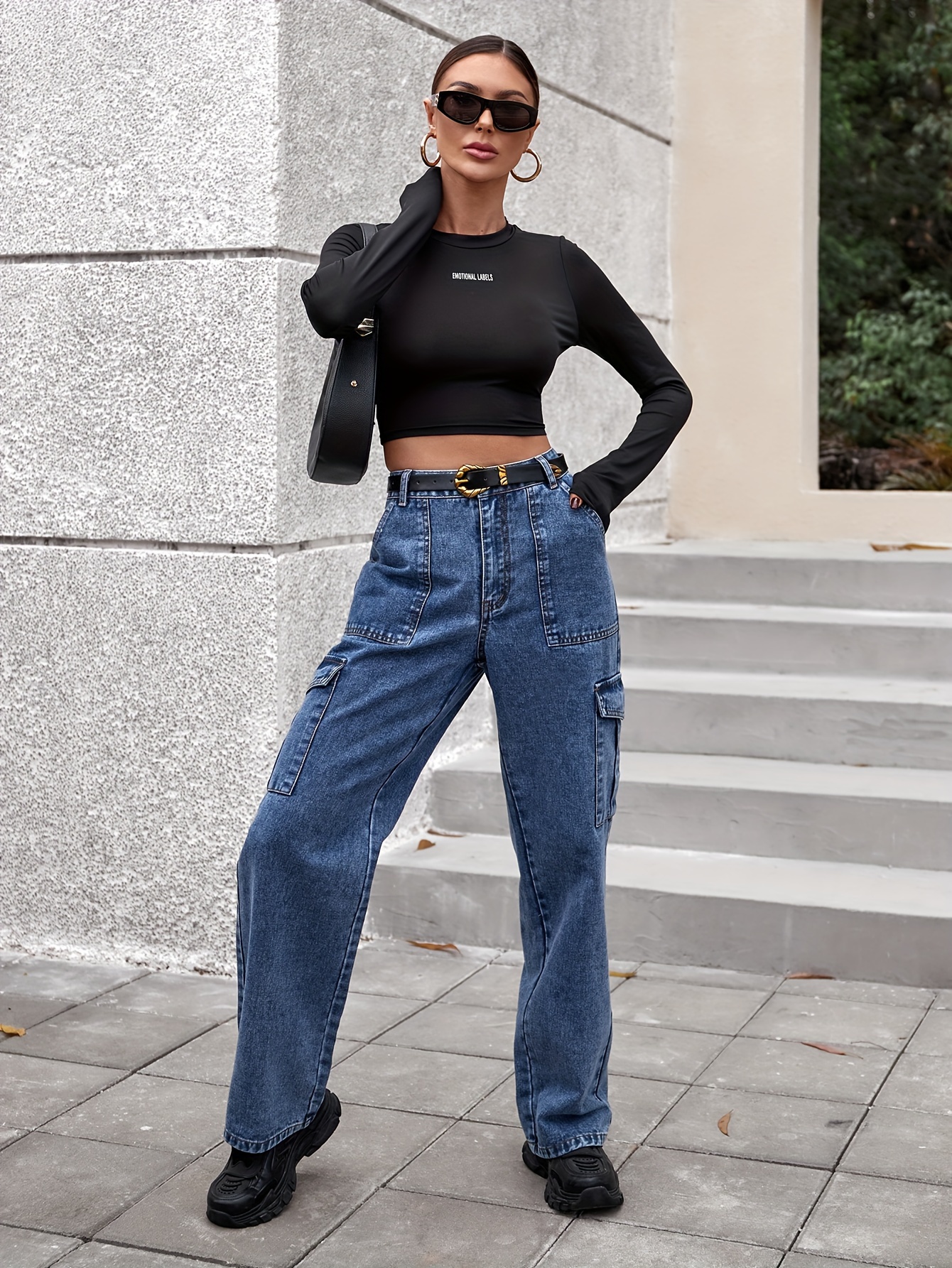  Wide Leg Jeans for Women High Waisted Trendy Stretch