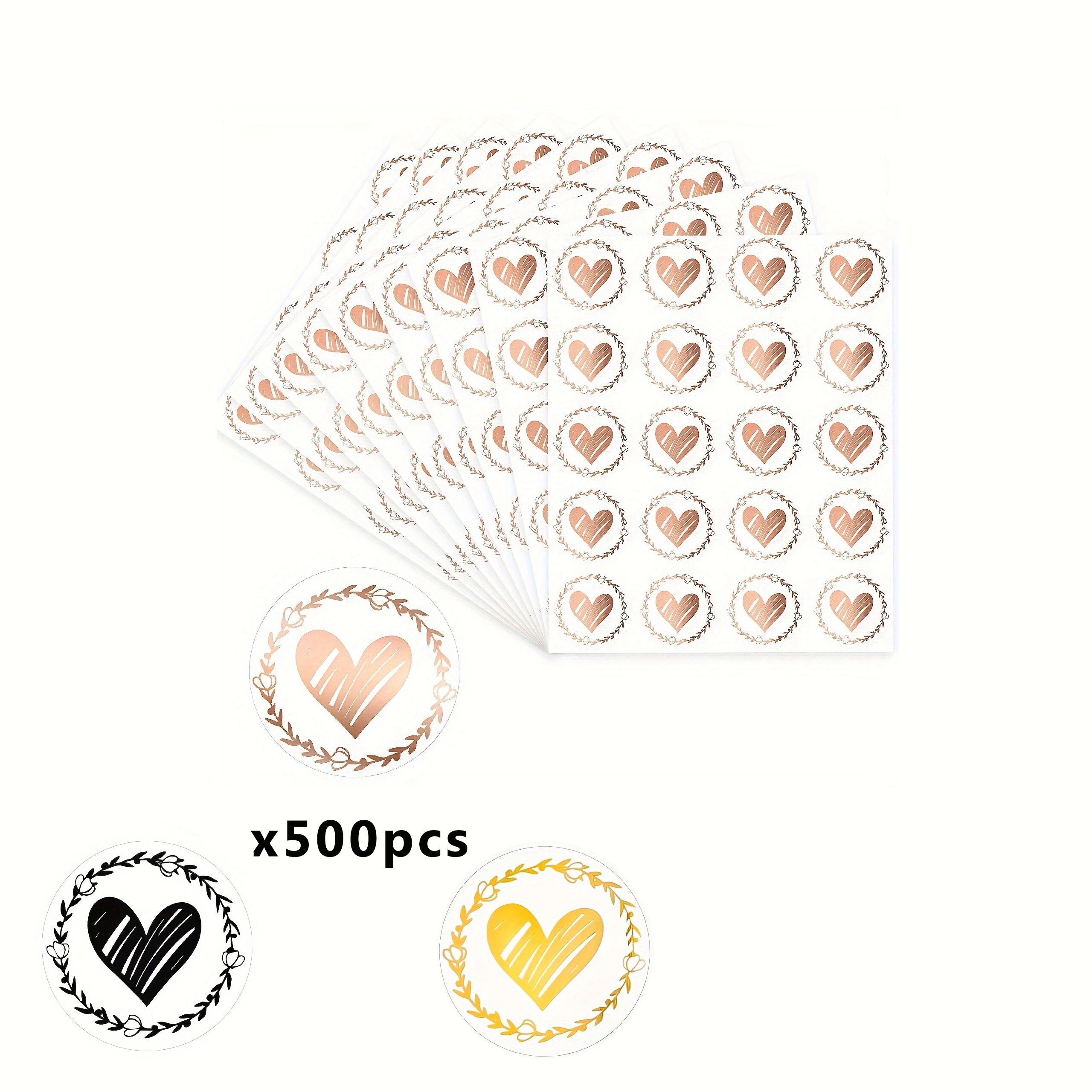 Round Envelope Stickers For Invitations, Weddings
