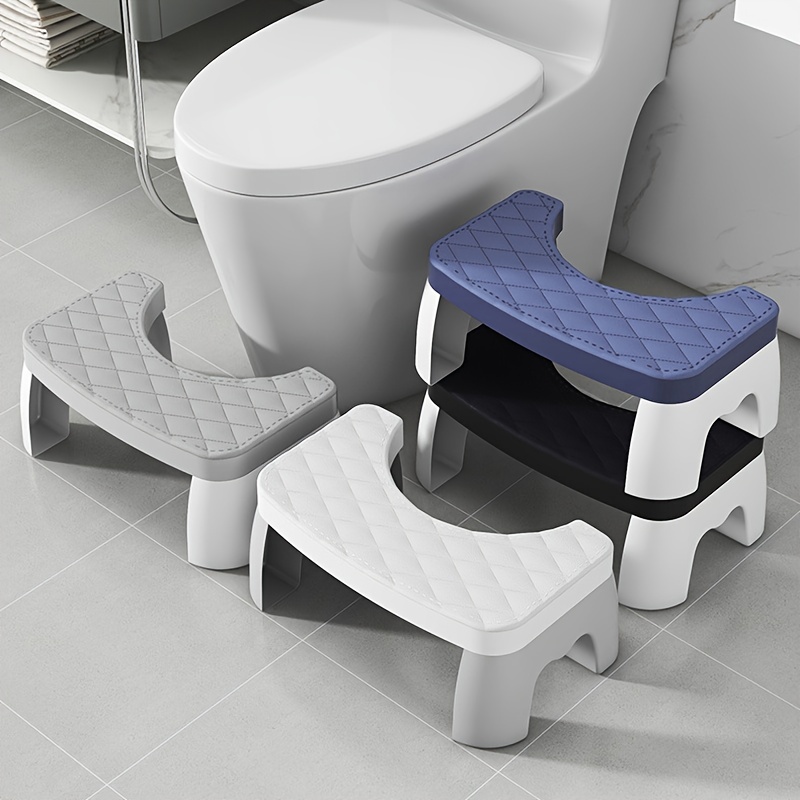 Tabouret de toilette Transparent en plastique, meuble de salle de bain, pot  Squatty, pied de toilette, maison