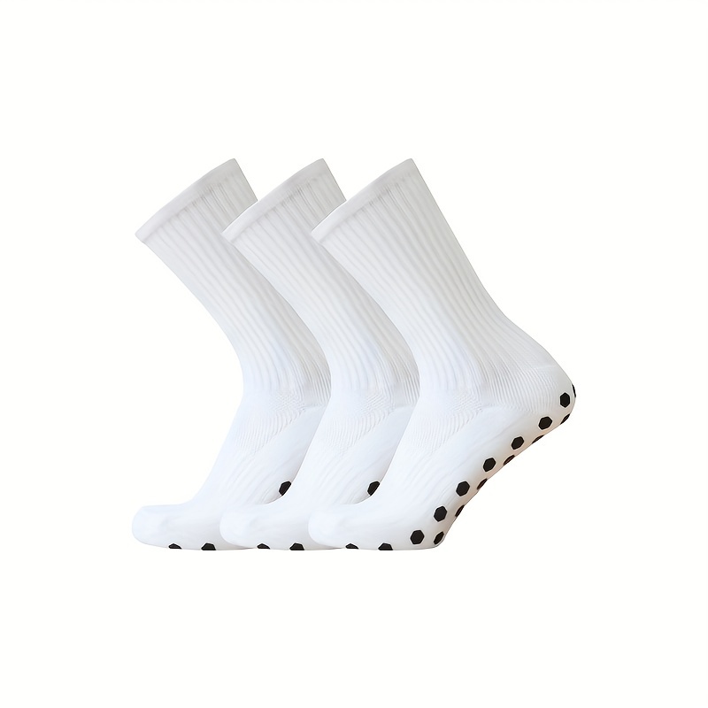 3 pares de calcetines de fútbol antideslizantes para deportes de equipo al  aire libre