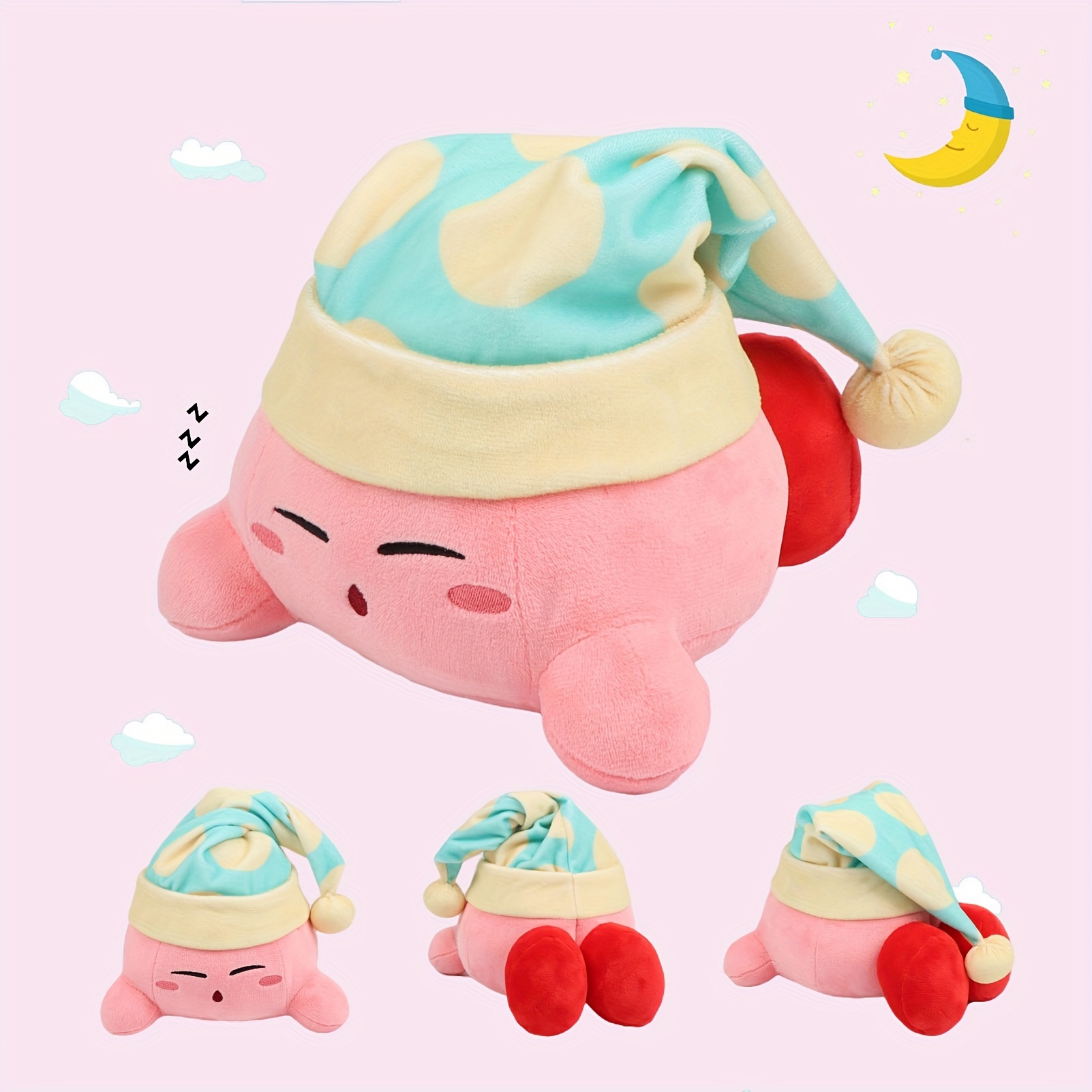 Kirby Plush Kawaii Cartoon Cute Dolls Sweet Hooded Sweatshirt