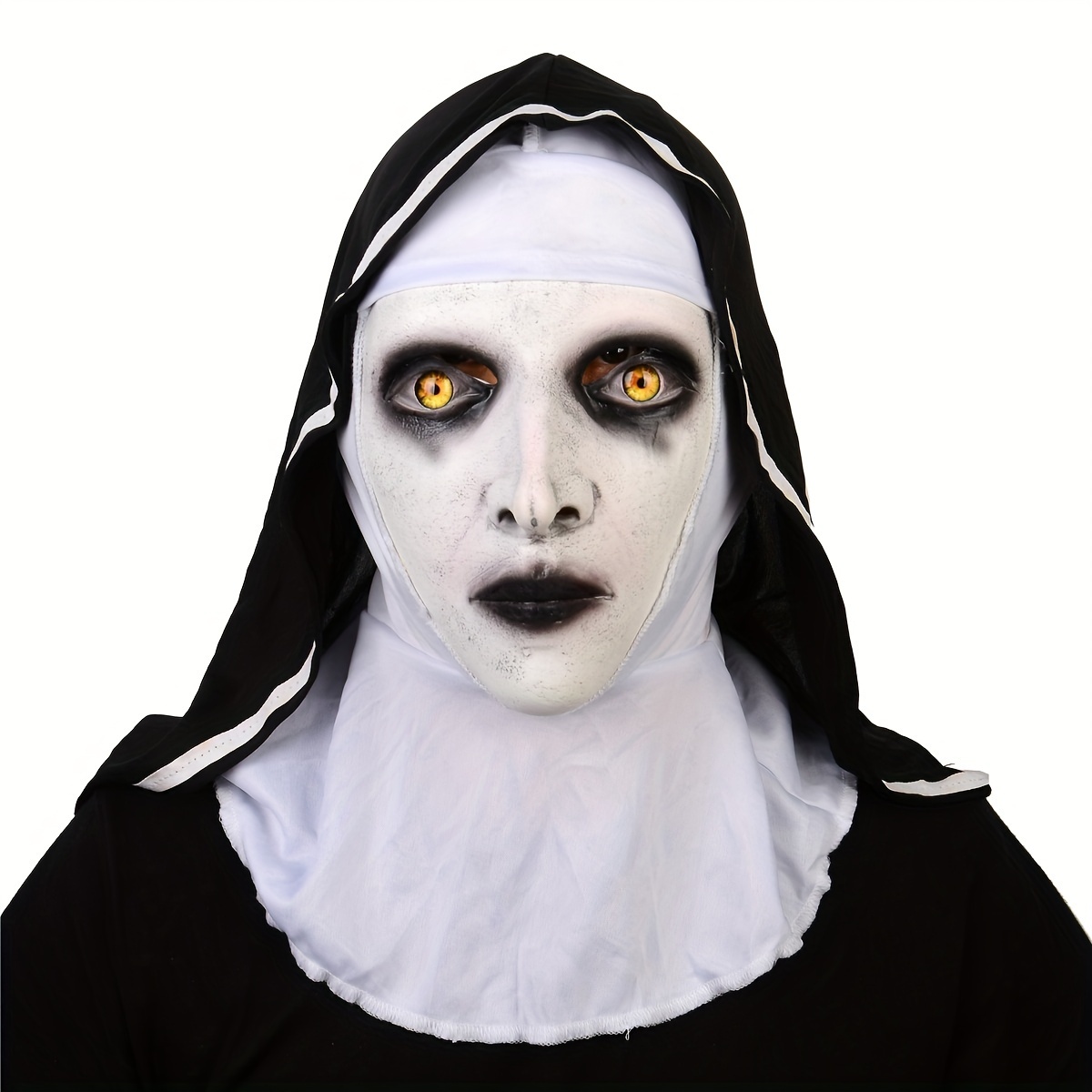 Latex Realistic Horror Funny Sexy Women Mask With Wig Full - Temu