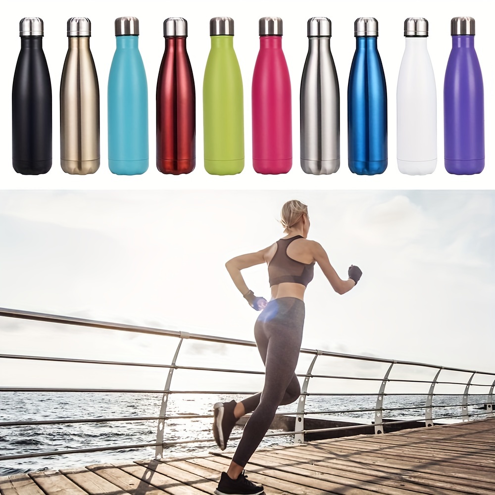 Stainless Steel Insulated Water Bottle Double Wall Narrow - Temu