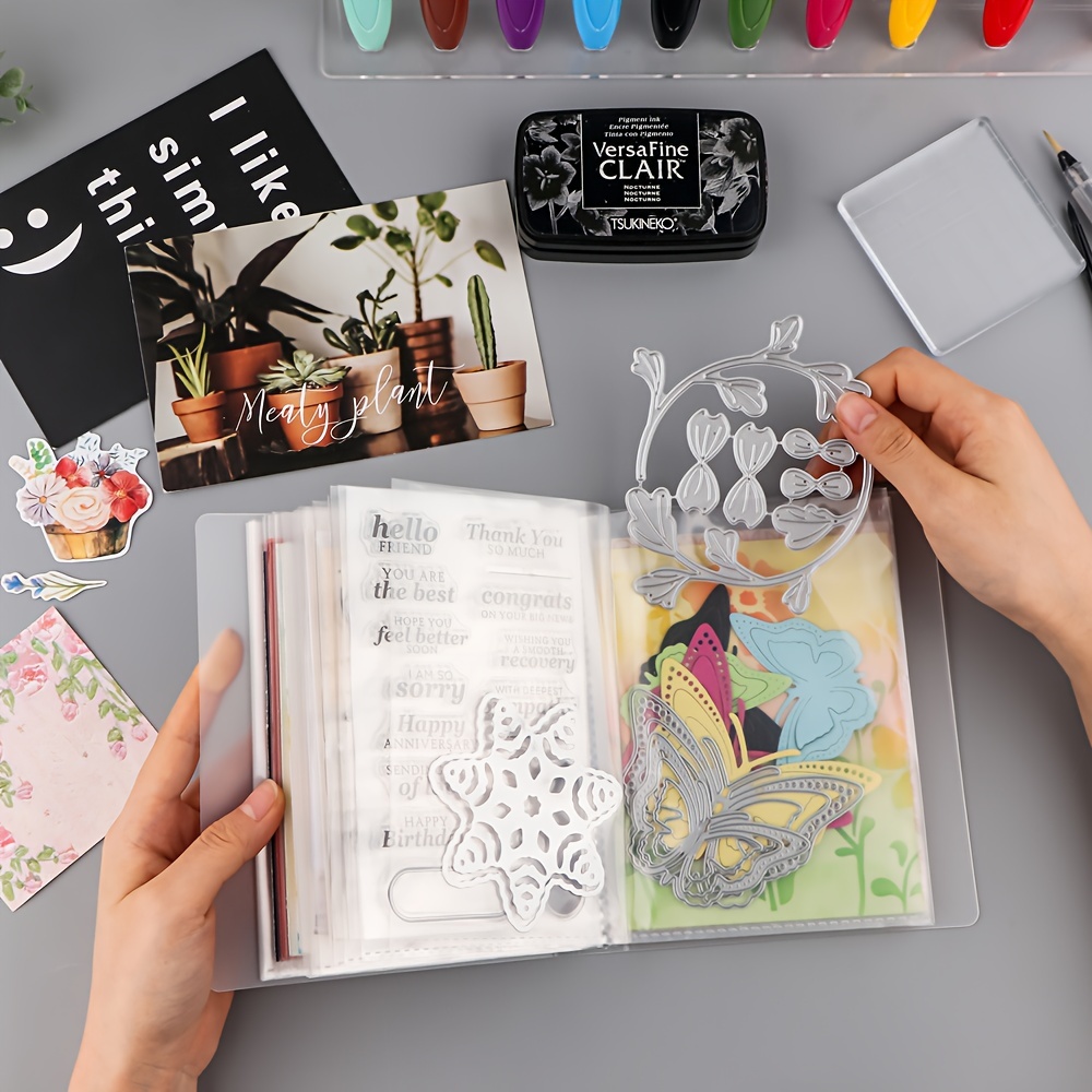A6 Size Clear Sticker Photo Storage Album With 40 Pages For - Temu