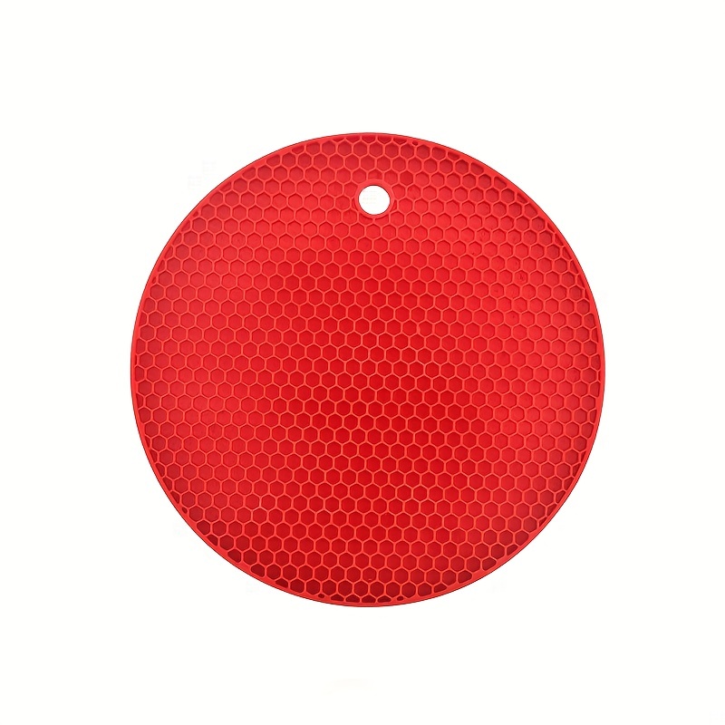 Round Heat Resistant Silicone Mat Drink Cup Coasters Non-slip Pot