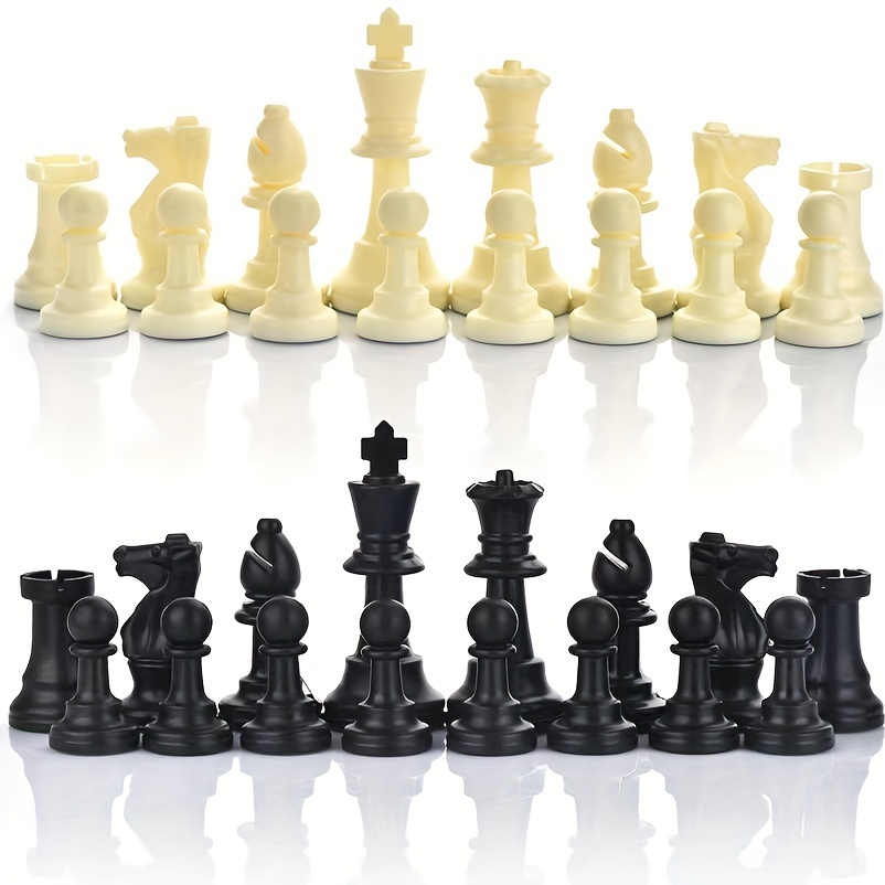 

A Set Of 32 Plastic Chess Pieces