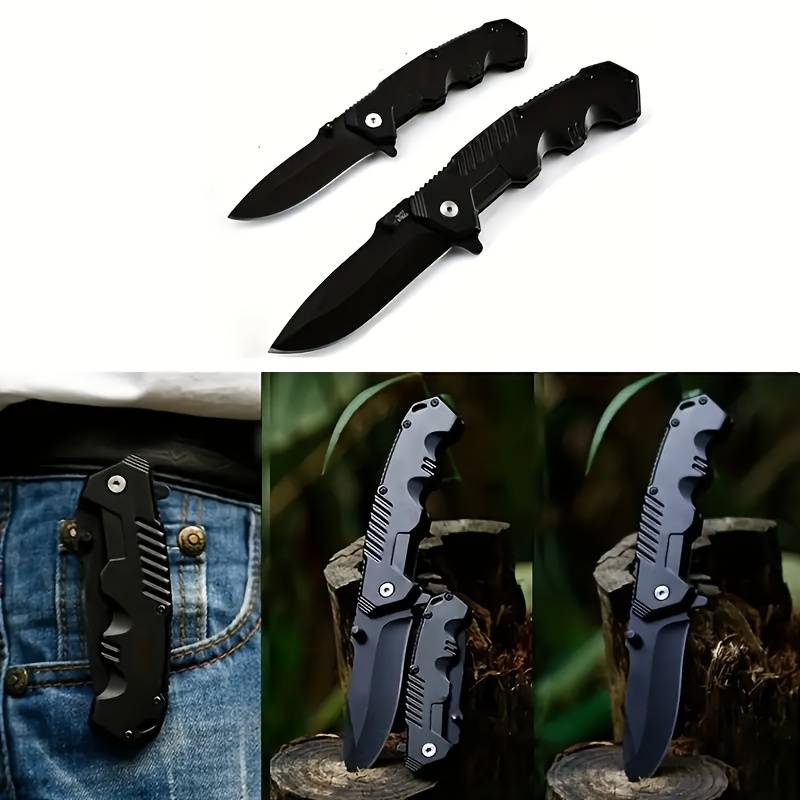 Cuchillo Plegable Táctico Para Exteriores De Alta Calidad - Temu