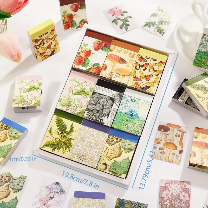 Washi Stickers For Journaling Plants Fruit Flowers Butterfly - Temu
