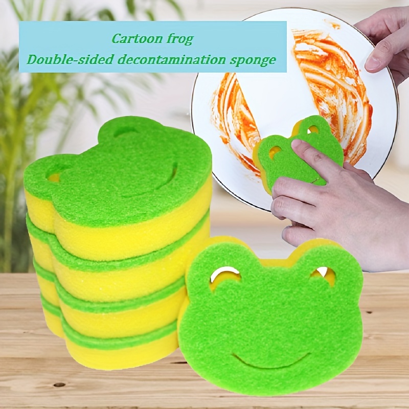 Green Heavy Duty Scrub Sponges And Scouring Pad Ideal For - Temu